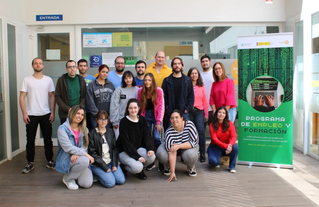 La plantilla de alumnos y equipo técnico inicial del PEF al inicio del programa