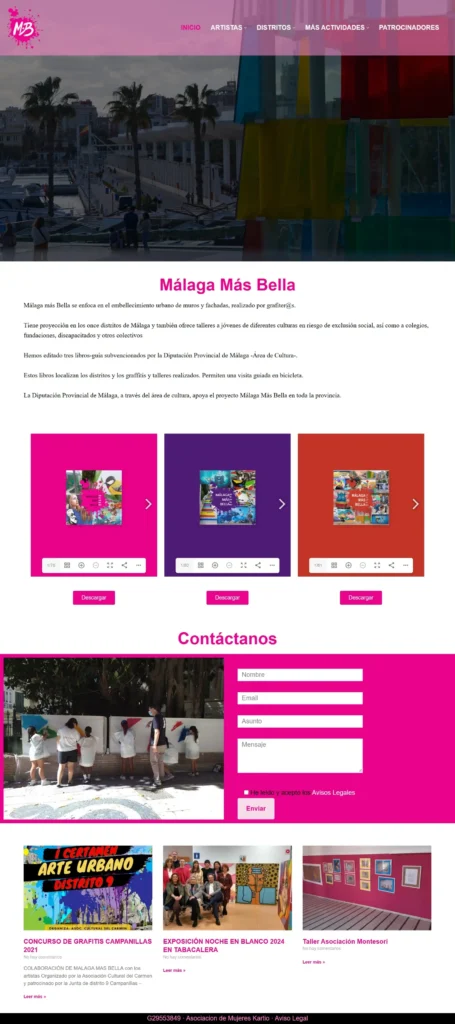Málaga Más Bella Web