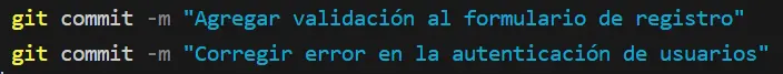 Buenas prácticas de mensajes de commit en Git